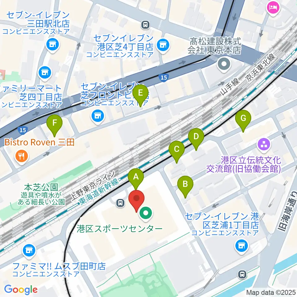 港区立男女平等参画センター リーブラ周辺の駐車場・コインパーキング一覧地図