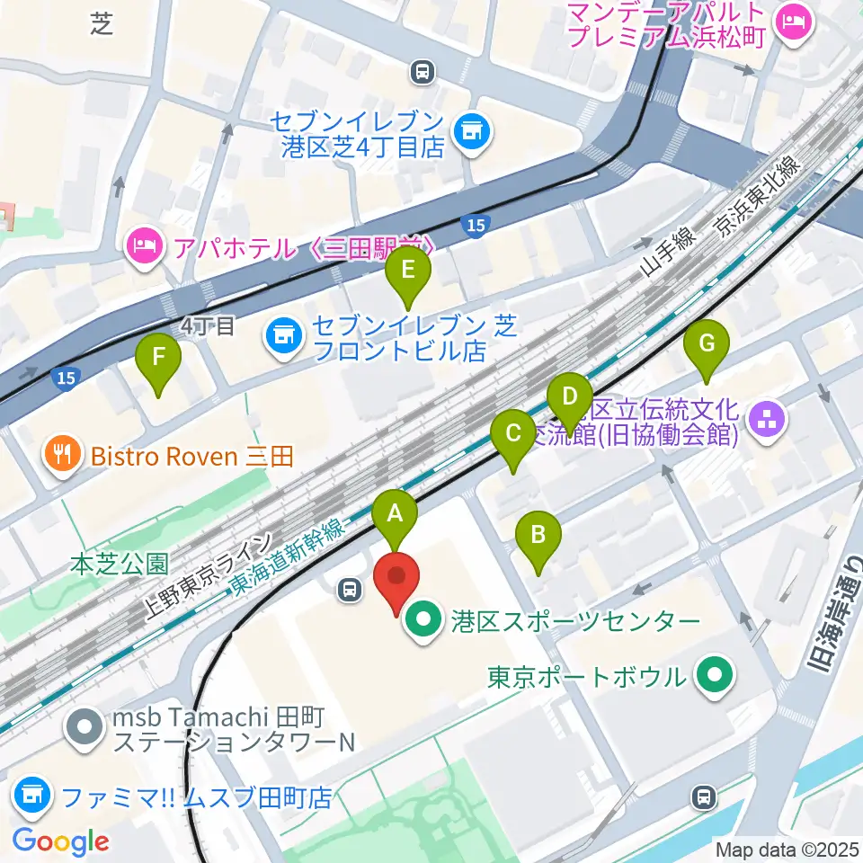 港区立男女平等参画センター リーブラ周辺の駐車場・コインパーキング一覧地図