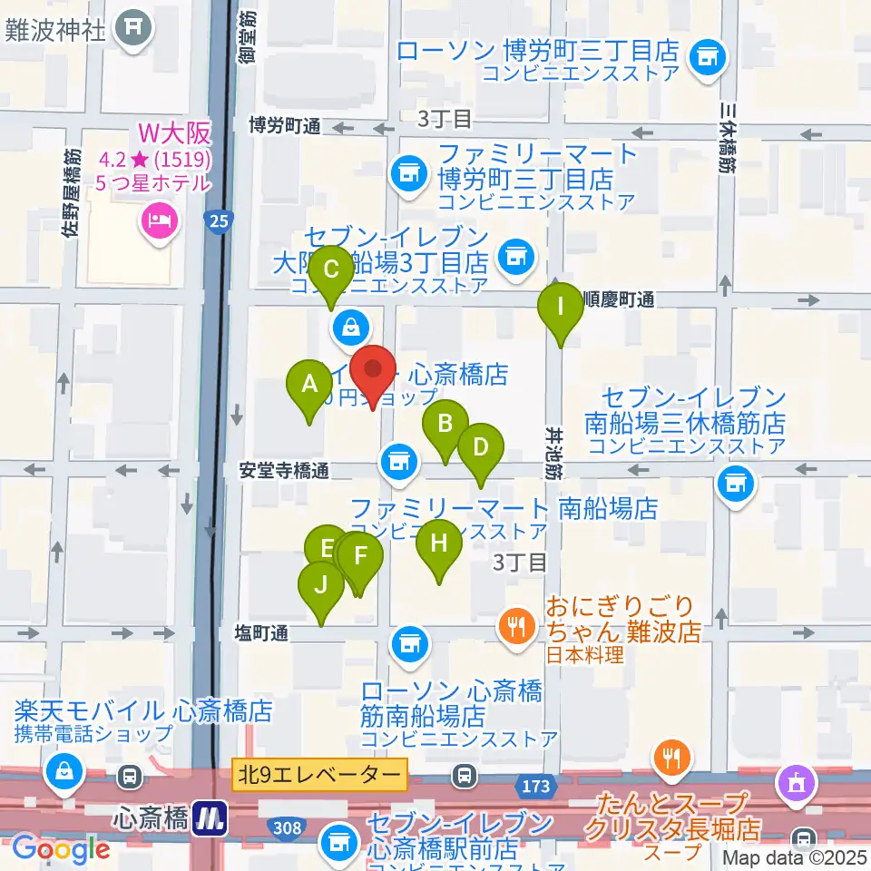 三木楽器ウインドフォレスト周辺の駐車場・コインパーキング一覧地図
