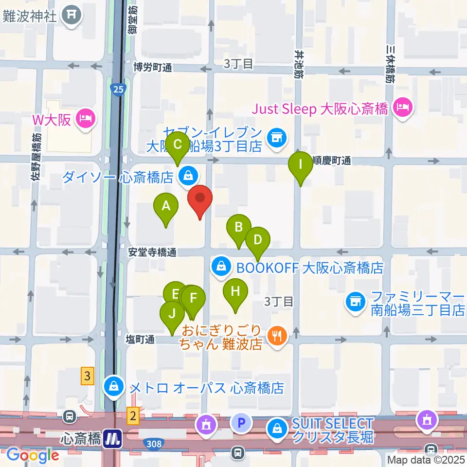 三木楽器ウインドフォレスト周辺の駐車場・コインパーキング一覧地図