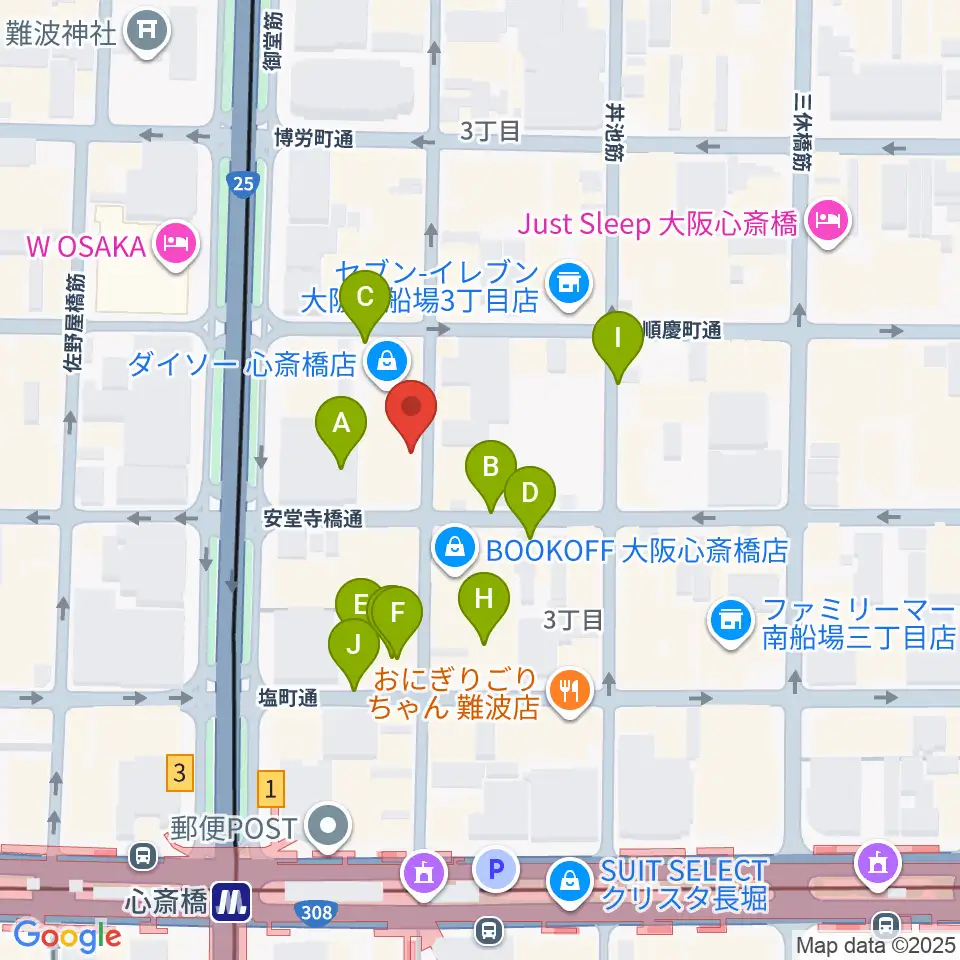 三木楽器ウインドフォレスト周辺の駐車場・コインパーキング一覧地図