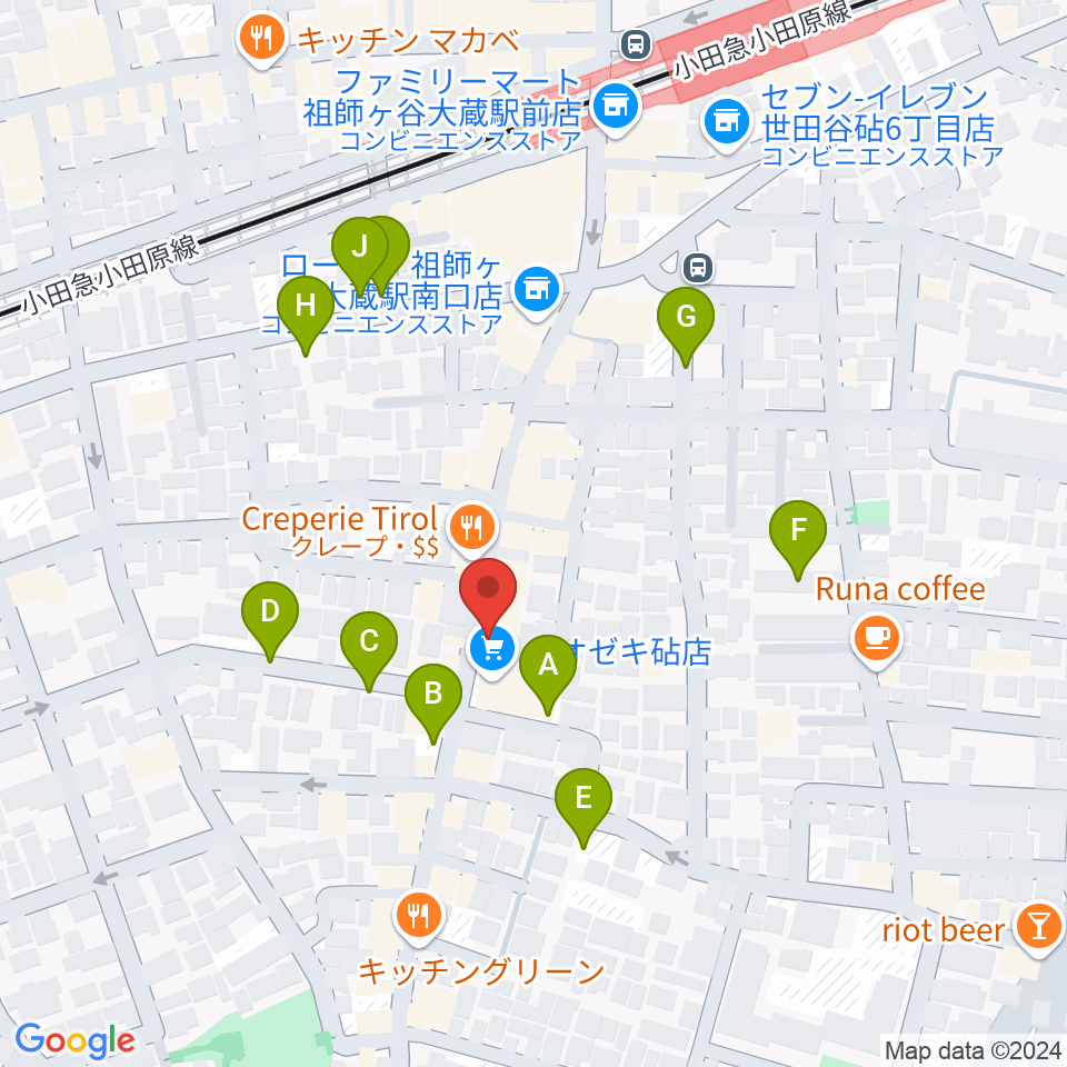 祖師ケ谷大蔵metta周辺の駐車場・コインパーキング一覧地図