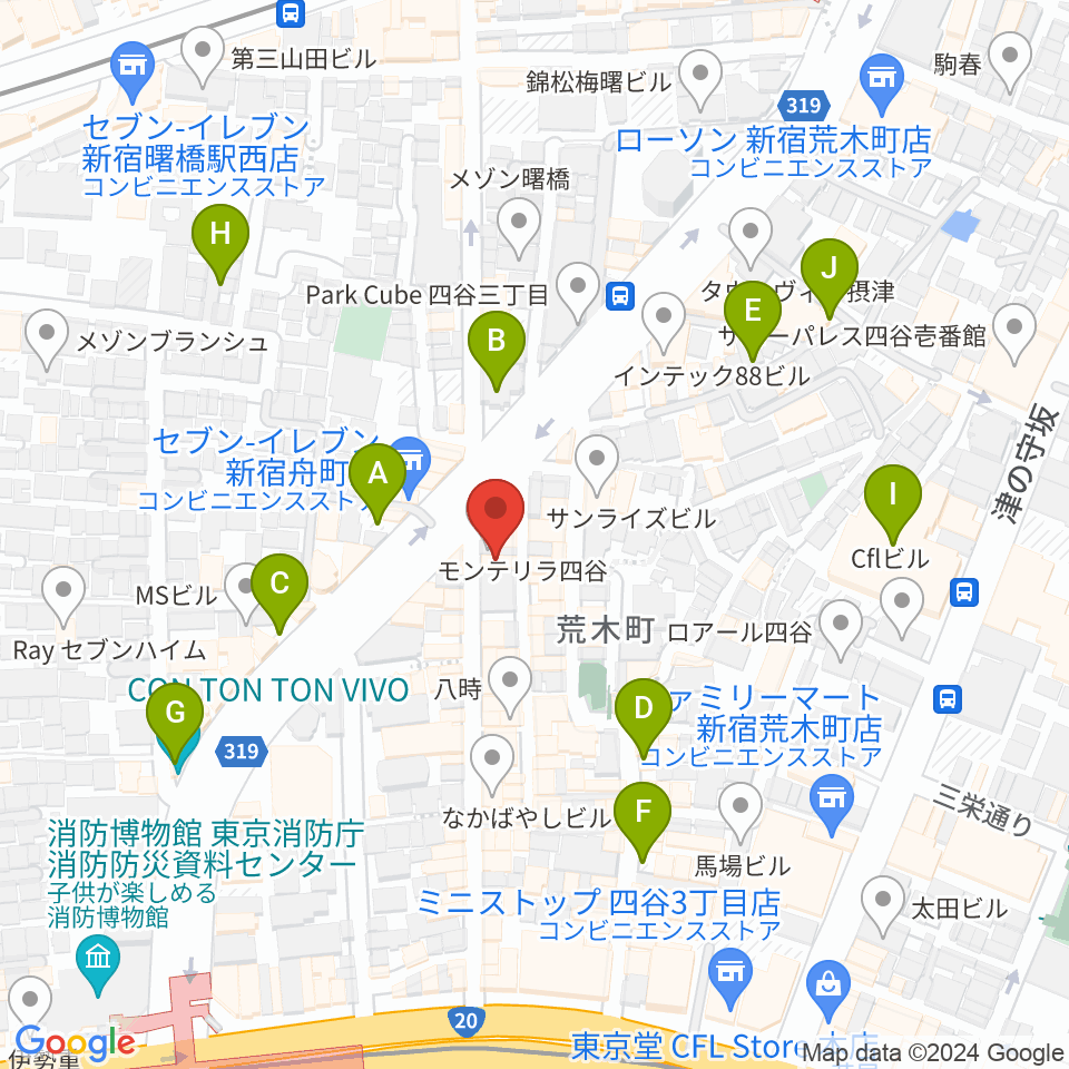 Bar un.10周辺の駐車場・コインパーキング一覧地図