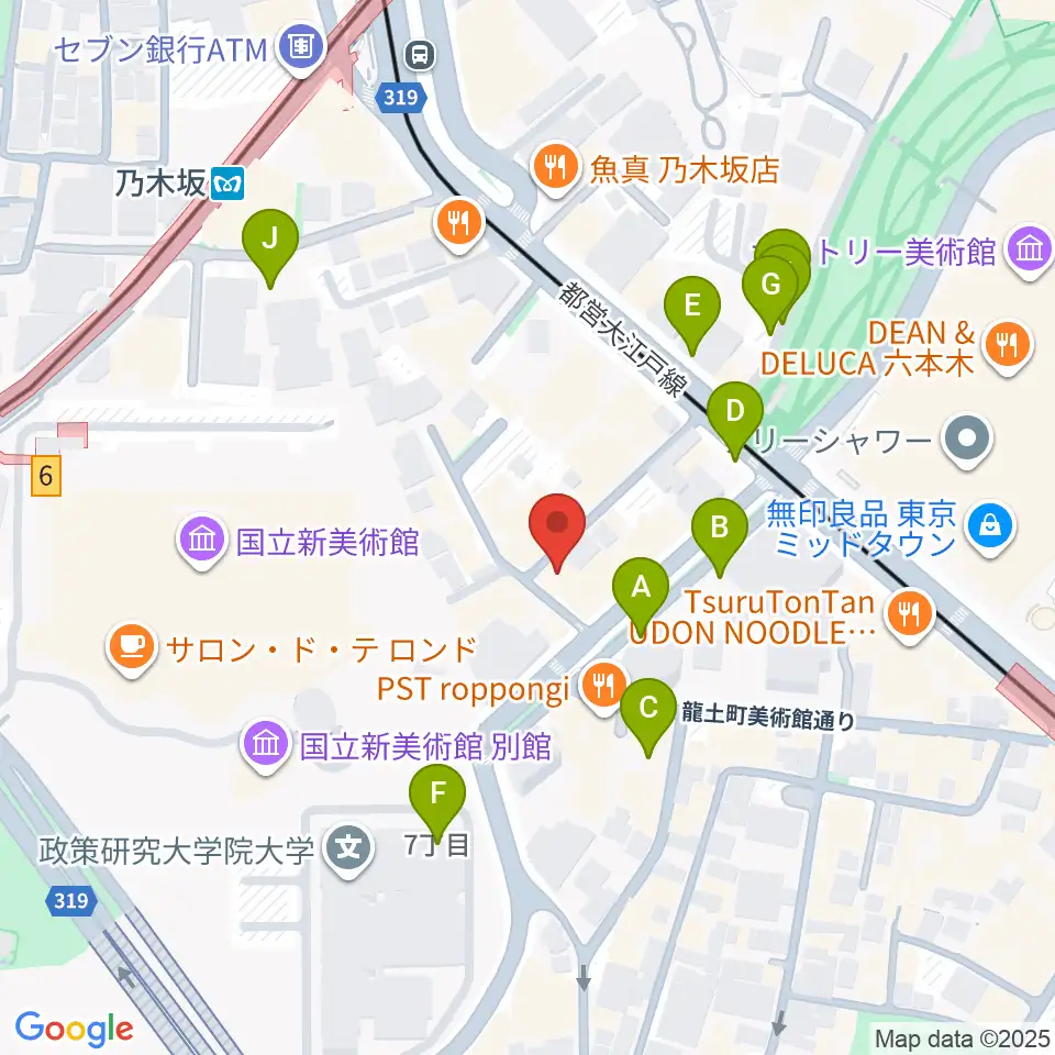 キーストンクラブ東京周辺の駐車場・コインパーキング一覧地図