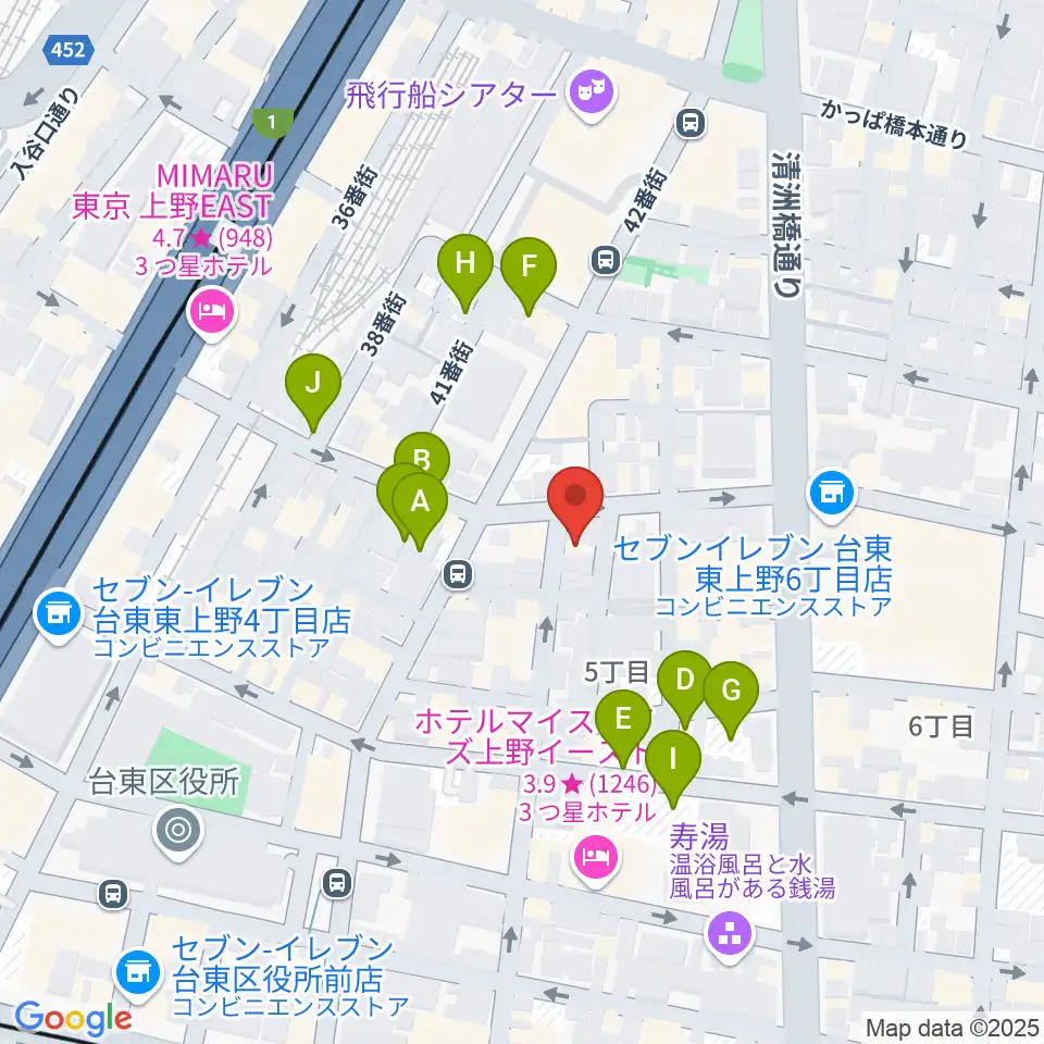 LOVERSION周辺の駐車場・コインパーキング一覧地図