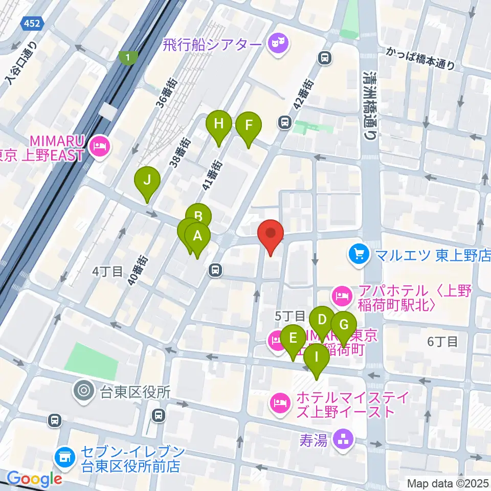 LOVERSION周辺の駐車場・コインパーキング一覧地図