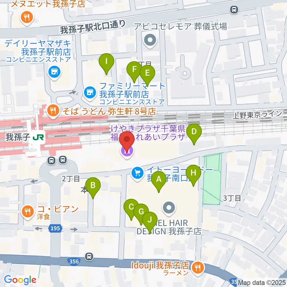 千葉県福祉ふれあいプラザ周辺の駐車場・コインパーキング一覧地図