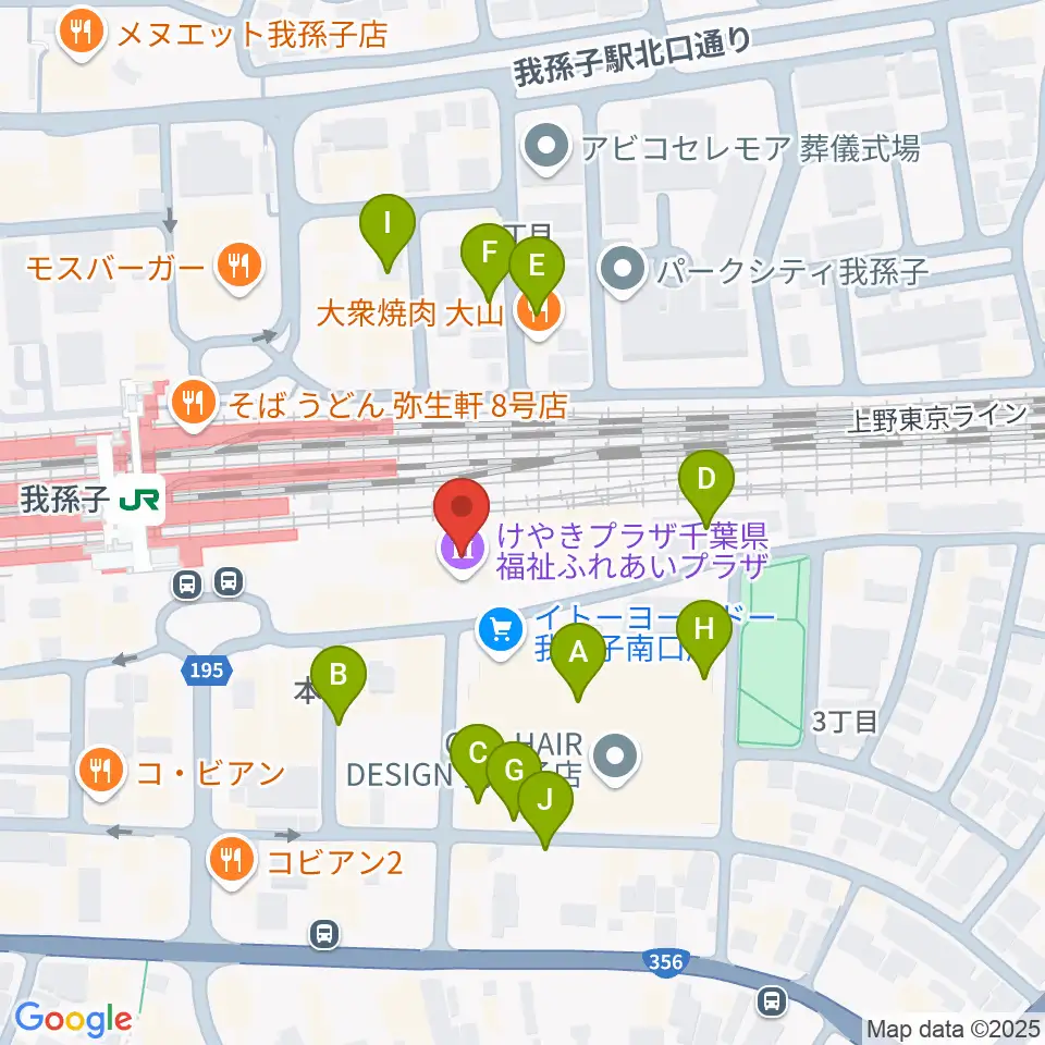 千葉県福祉ふれあいプラザ周辺の駐車場・コインパーキング一覧地図