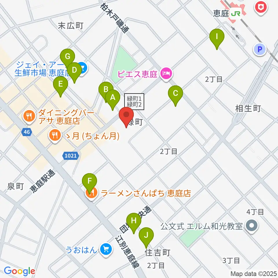 ディスカバリーファーム周辺の駐車場・コインパーキング一覧地図