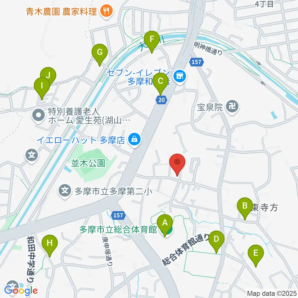 大樹バイオリン工房周辺の駐車場・コインパーキング一覧地図