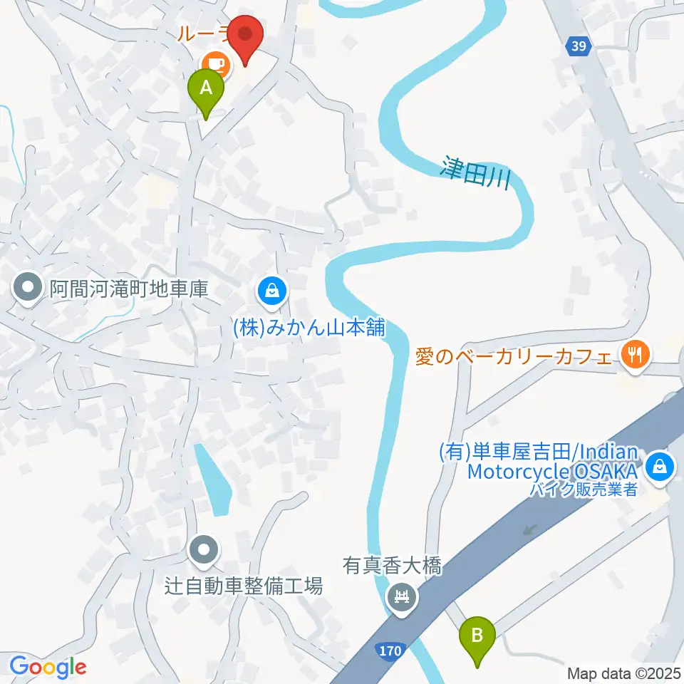 岸和田 むくの木ホール周辺の駐車場・コインパーキング一覧地図