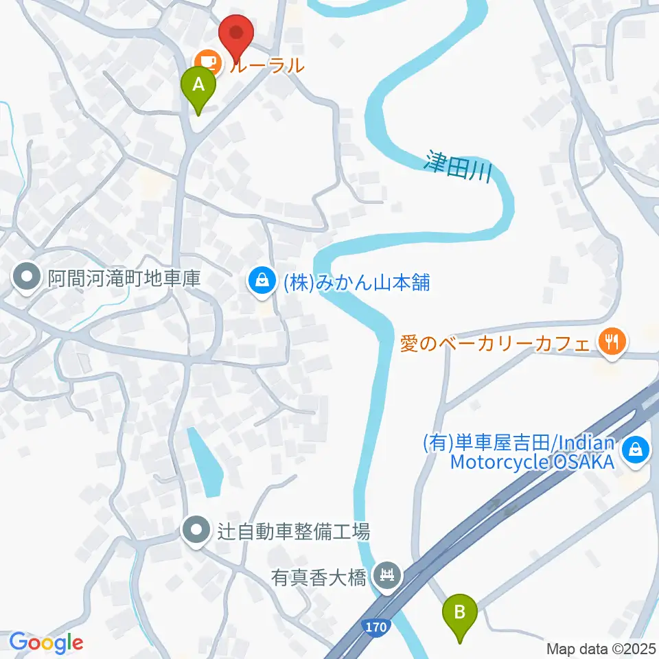 岸和田 むくの木ホール周辺の駐車場・コインパーキング一覧地図
