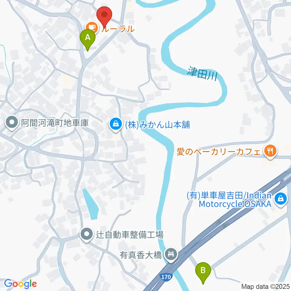 岸和田 むくの木ホール周辺の駐車場・コインパーキング一覧地図