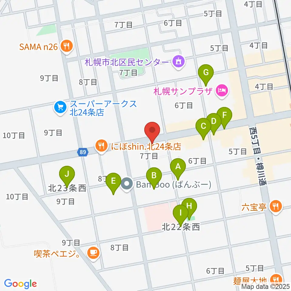 ジングルホール周辺の駐車場・コインパーキング一覧地図