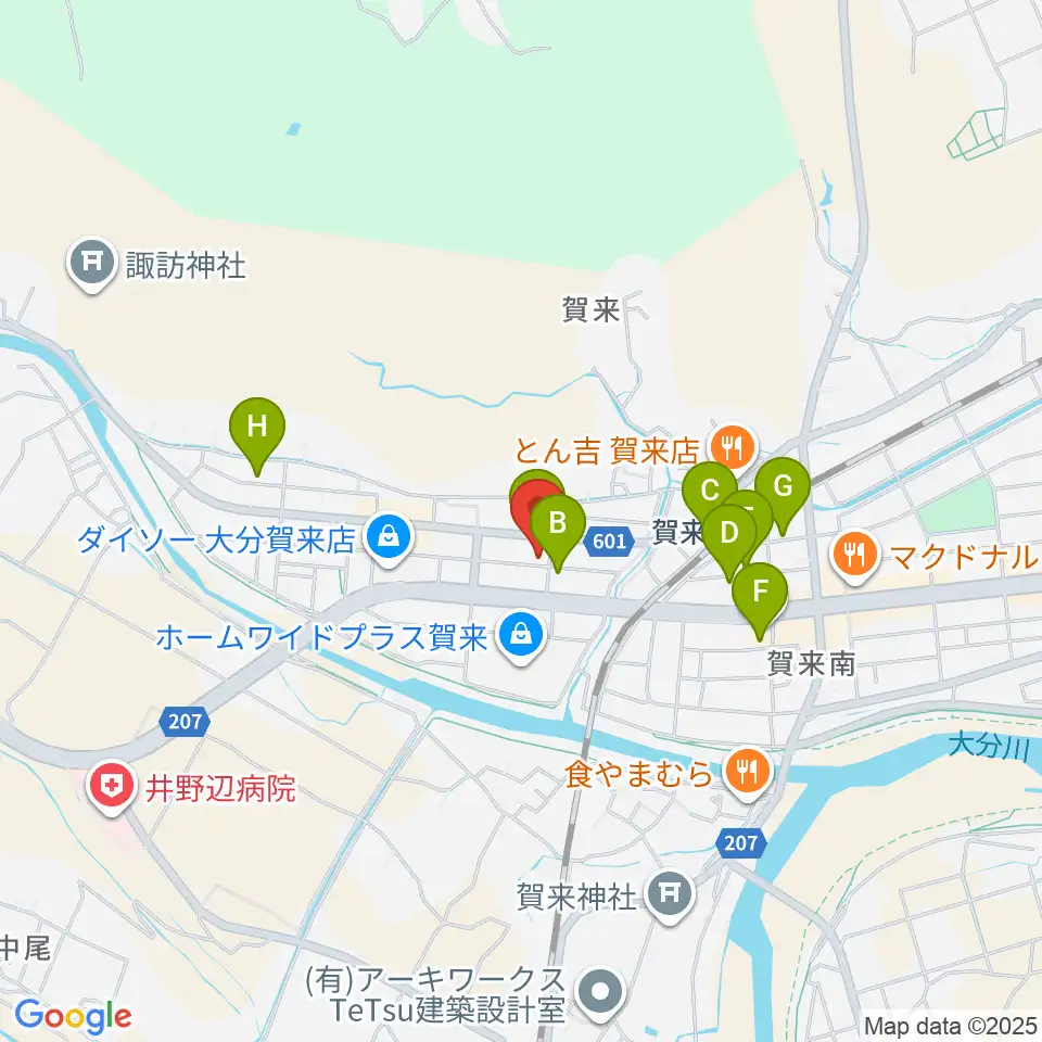 ソニコドラム教室周辺の駐車場・コインパーキング一覧地図