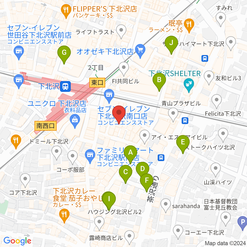 LANDRUTH ランドルース周辺の駐車場・コインパーキング一覧地図