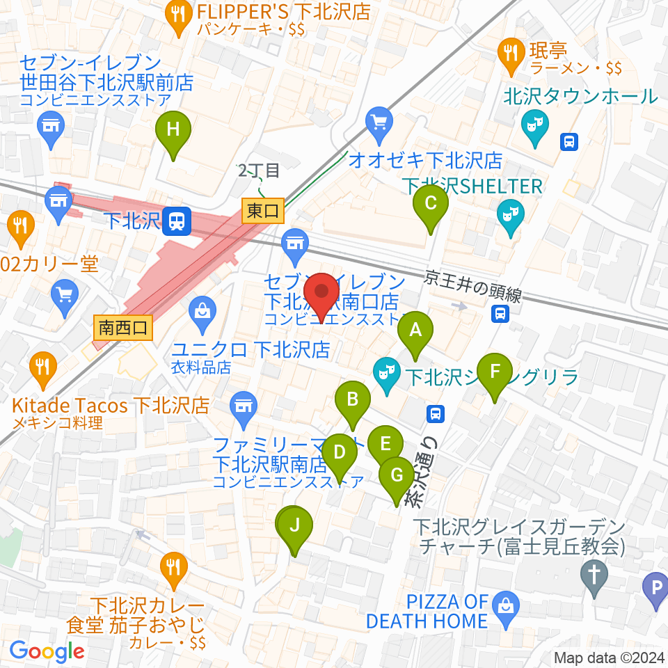 LANDRUTH ランドルース周辺の駐車場・コインパーキング一覧地図