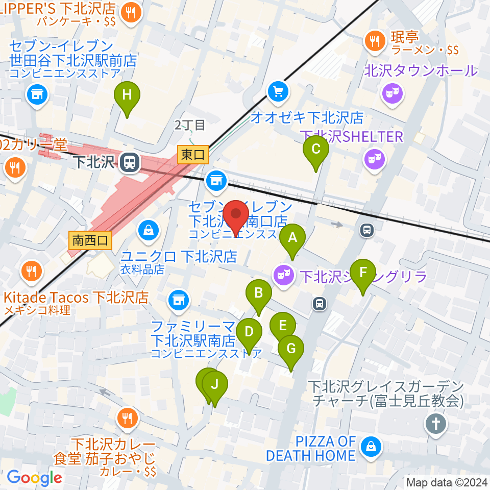 LANDRUTH ランドルース周辺の駐車場・コインパーキング一覧地図