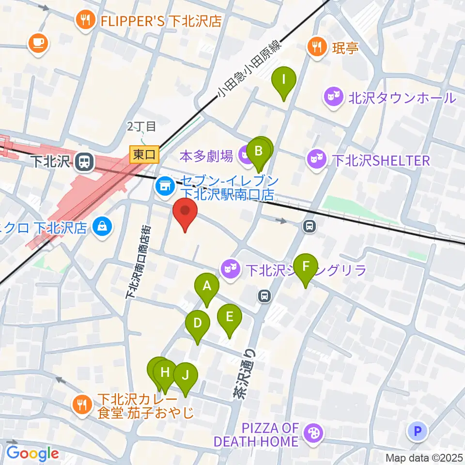 LANDRUTH ランドルース周辺の駐車場・コインパーキング一覧地図