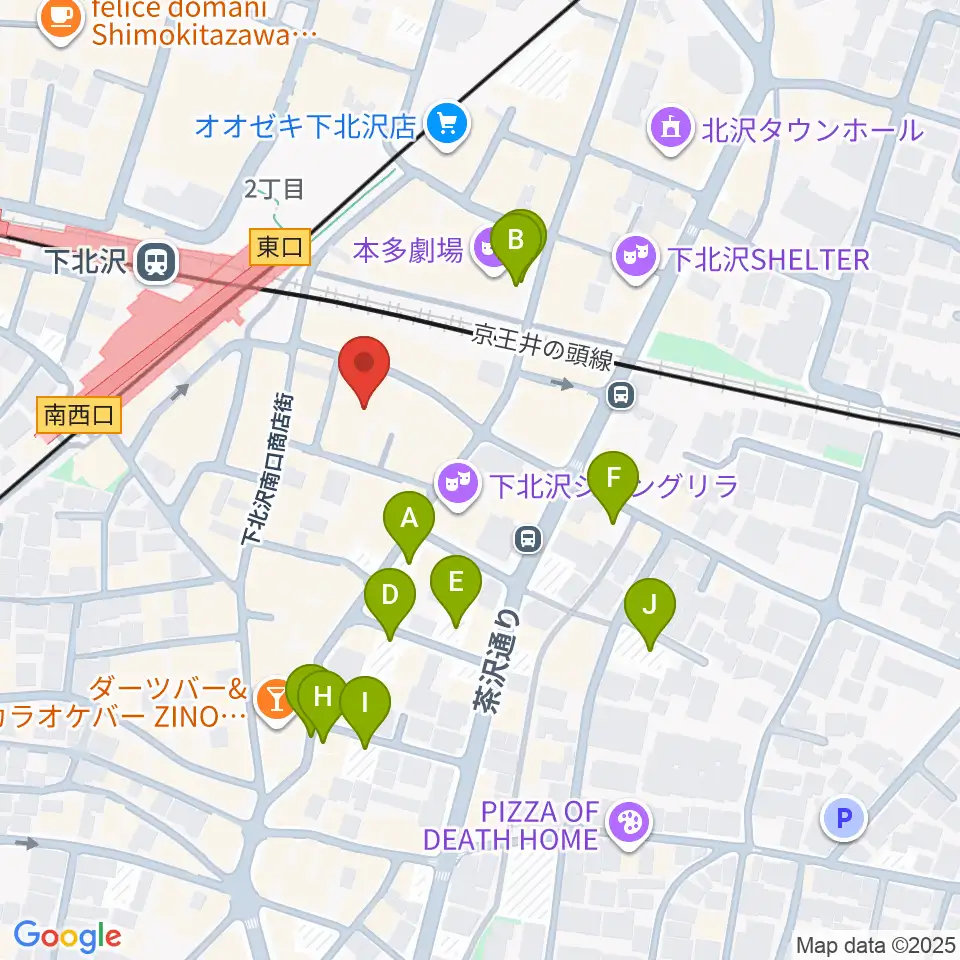 LANDRUTH ランドルース周辺の駐車場・コインパーキング一覧地図