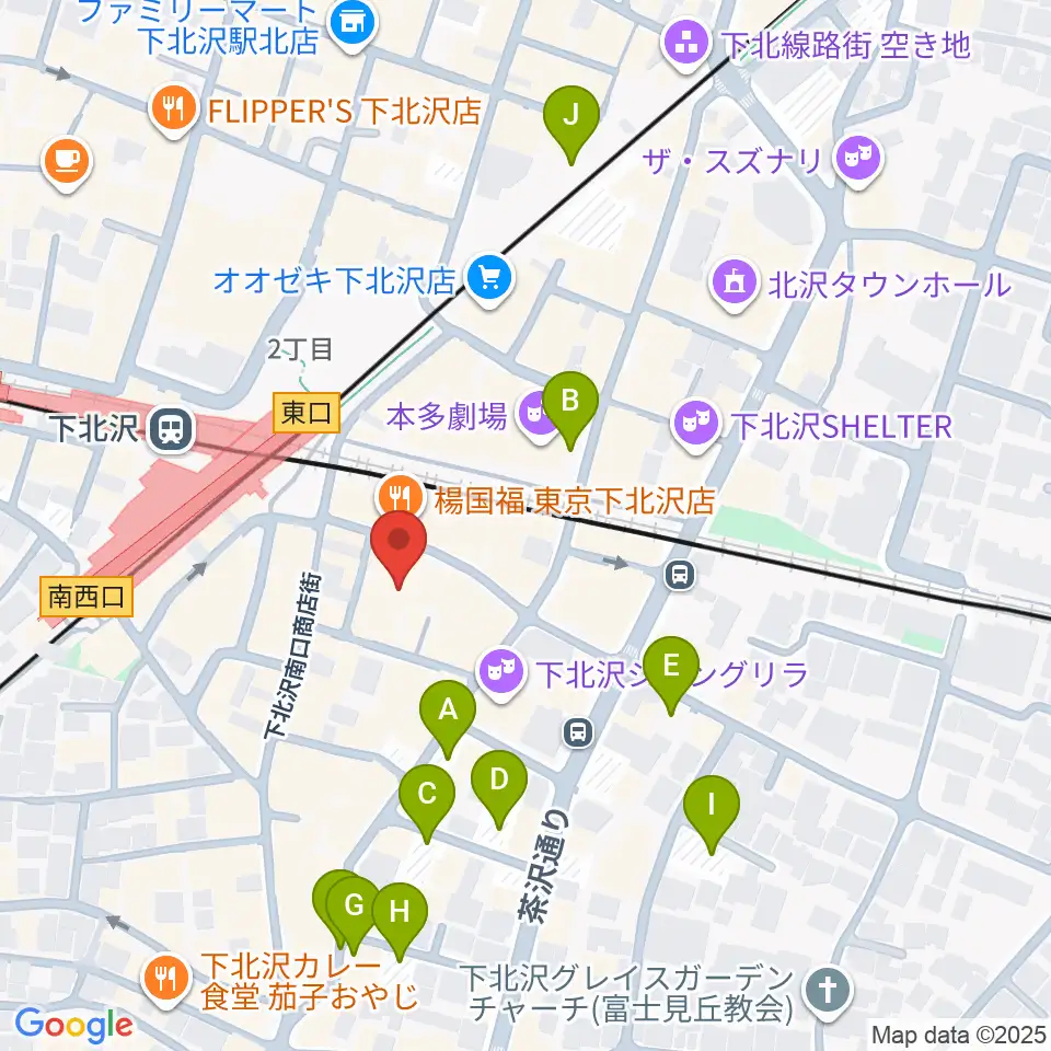 LANDRUTH ランドルース周辺の駐車場・コインパーキング一覧地図