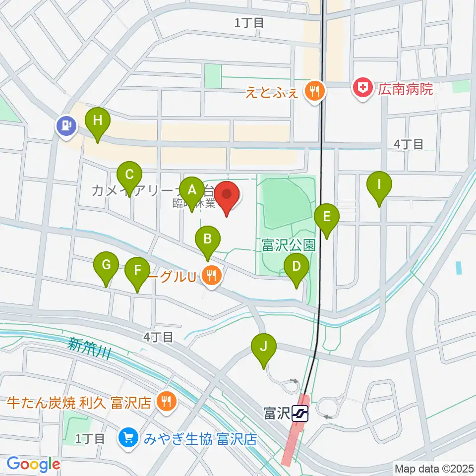 カメイアリーナ仙台周辺の駐車場・コインパーキング一覧地図