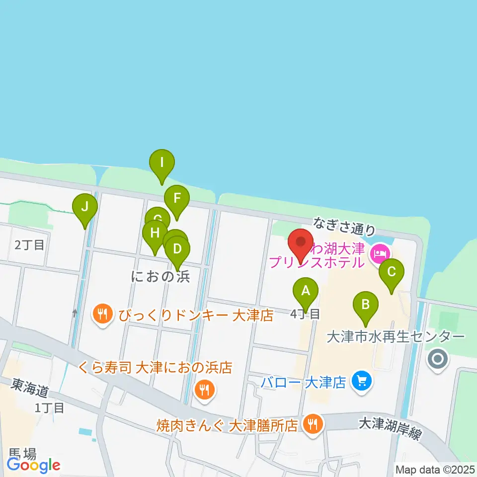 ウカルちゃんアリーナ周辺の駐車場・コインパーキング一覧地図