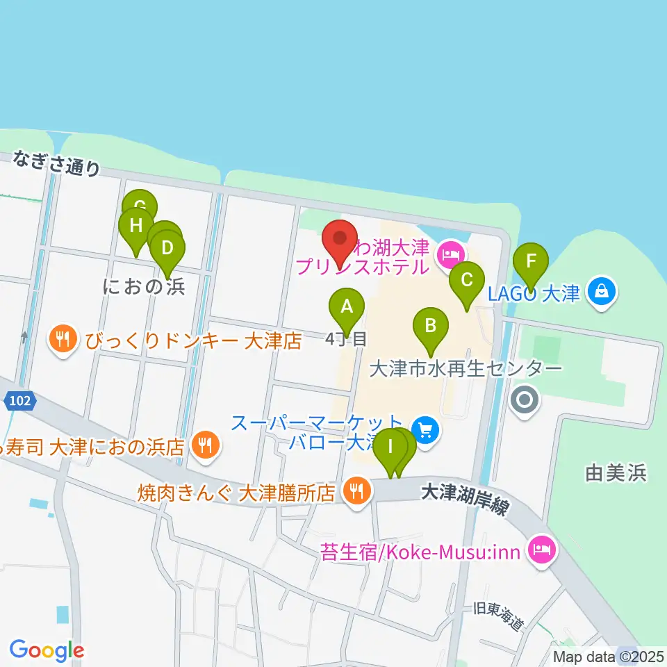 ウカルちゃんアリーナ周辺の駐車場・コインパーキング一覧地図