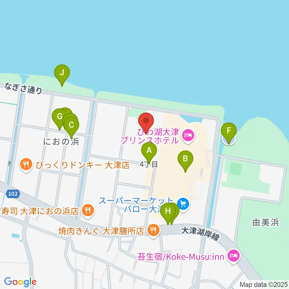 ウカルちゃんアリーナ周辺の駐車場・コインパーキング一覧地図