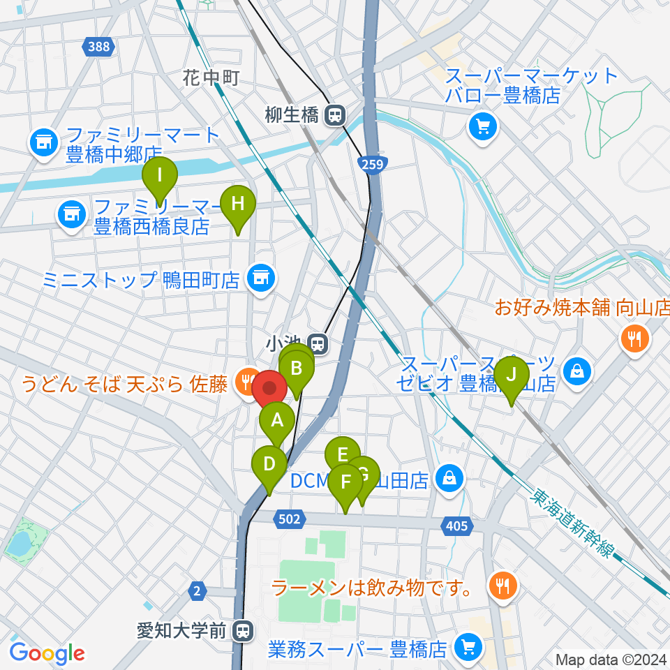 天水周辺の駐車場・コインパーキング一覧地図