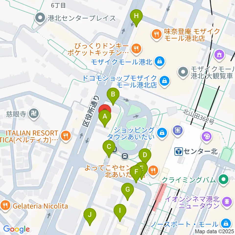 T-Music Yokohama周辺の駐車場・コインパーキング一覧地図