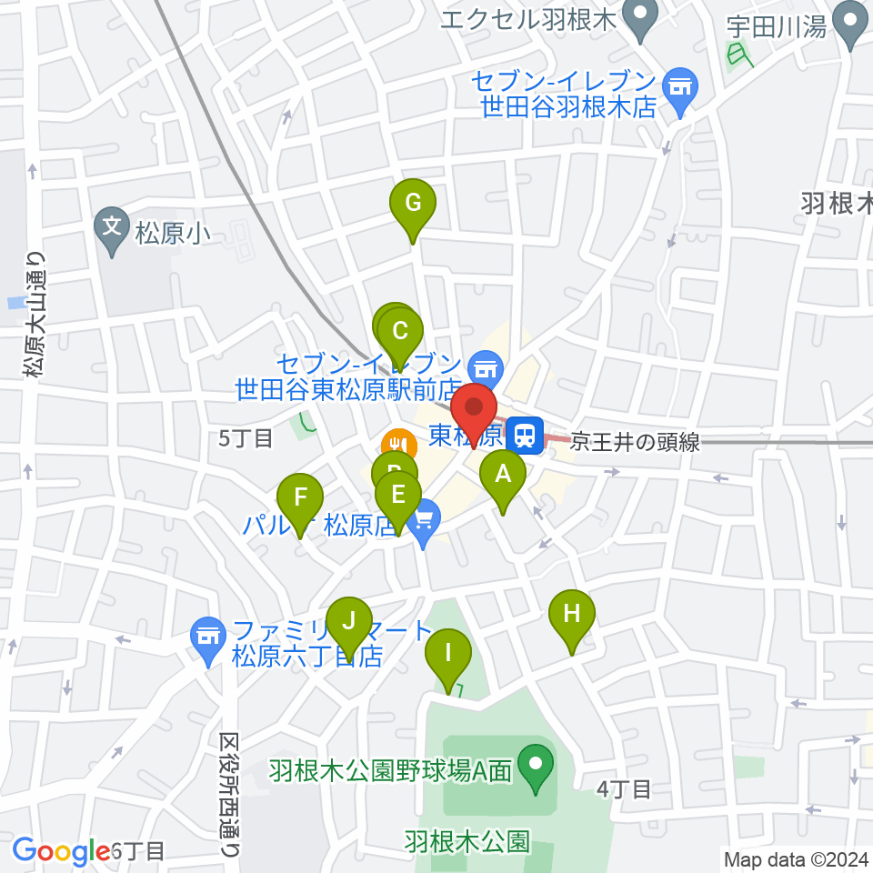 music studio MAYS周辺の駐車場・コインパーキング一覧地図