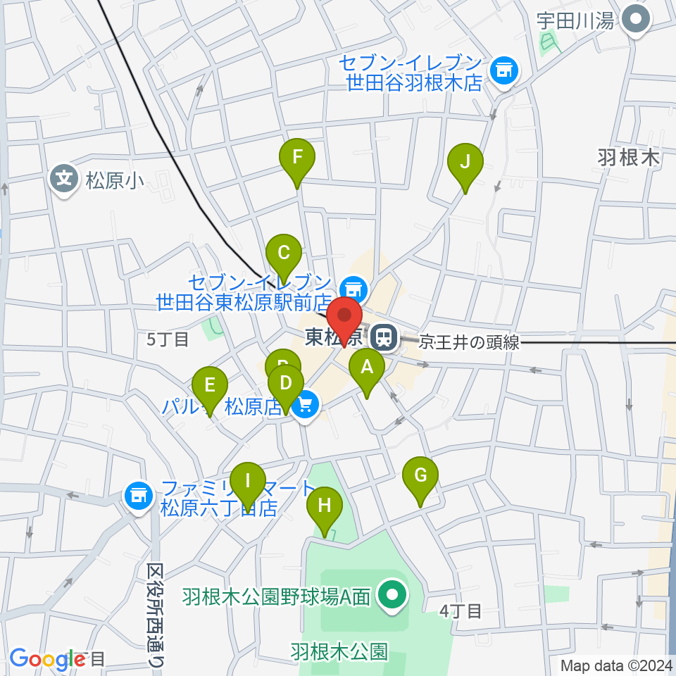 music studio MAYS周辺の駐車場・コインパーキング一覧地図