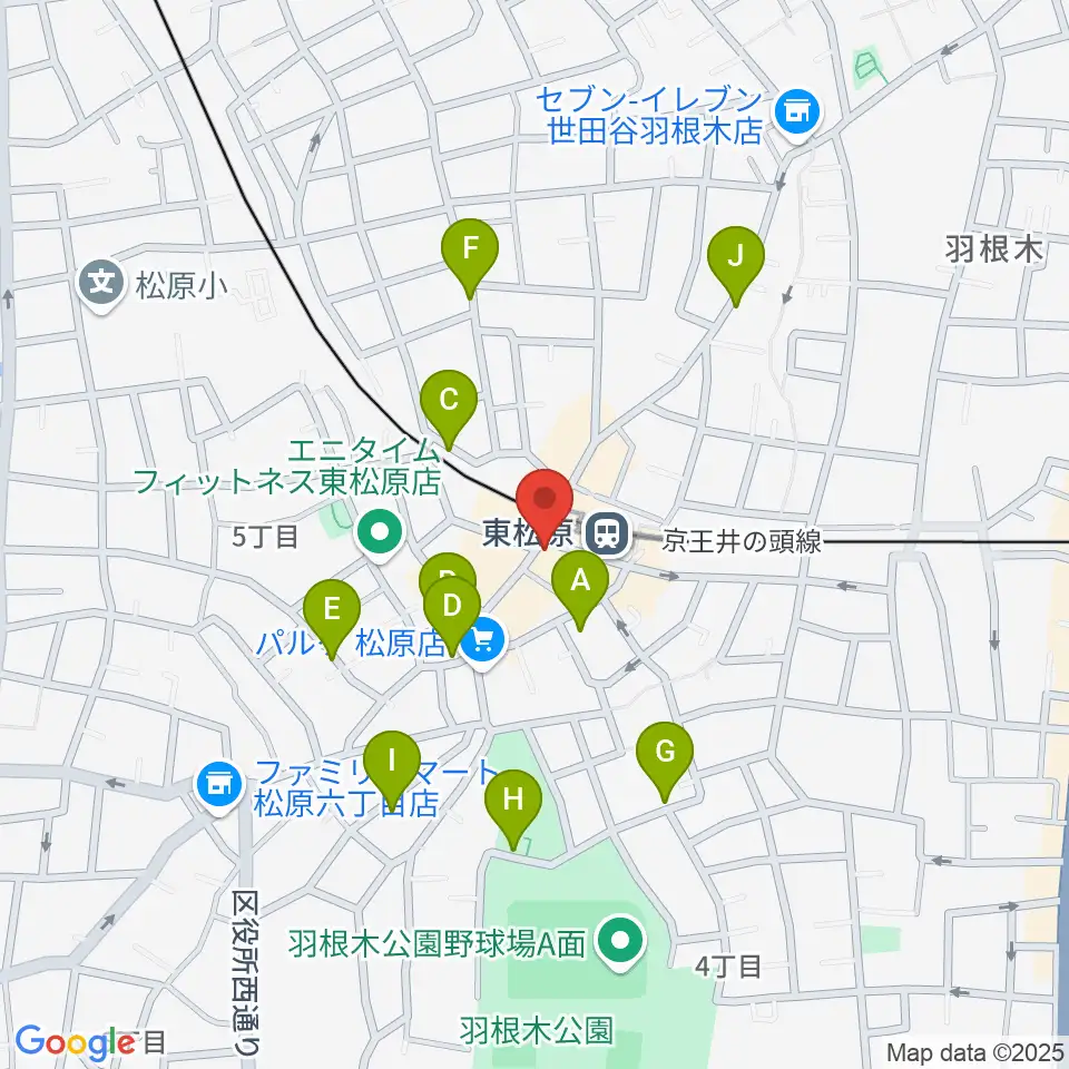 music studio MAYS周辺の駐車場・コインパーキング一覧地図