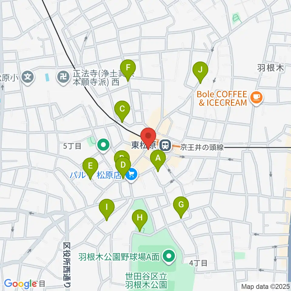 music studio MAYS周辺の駐車場・コインパーキング一覧地図