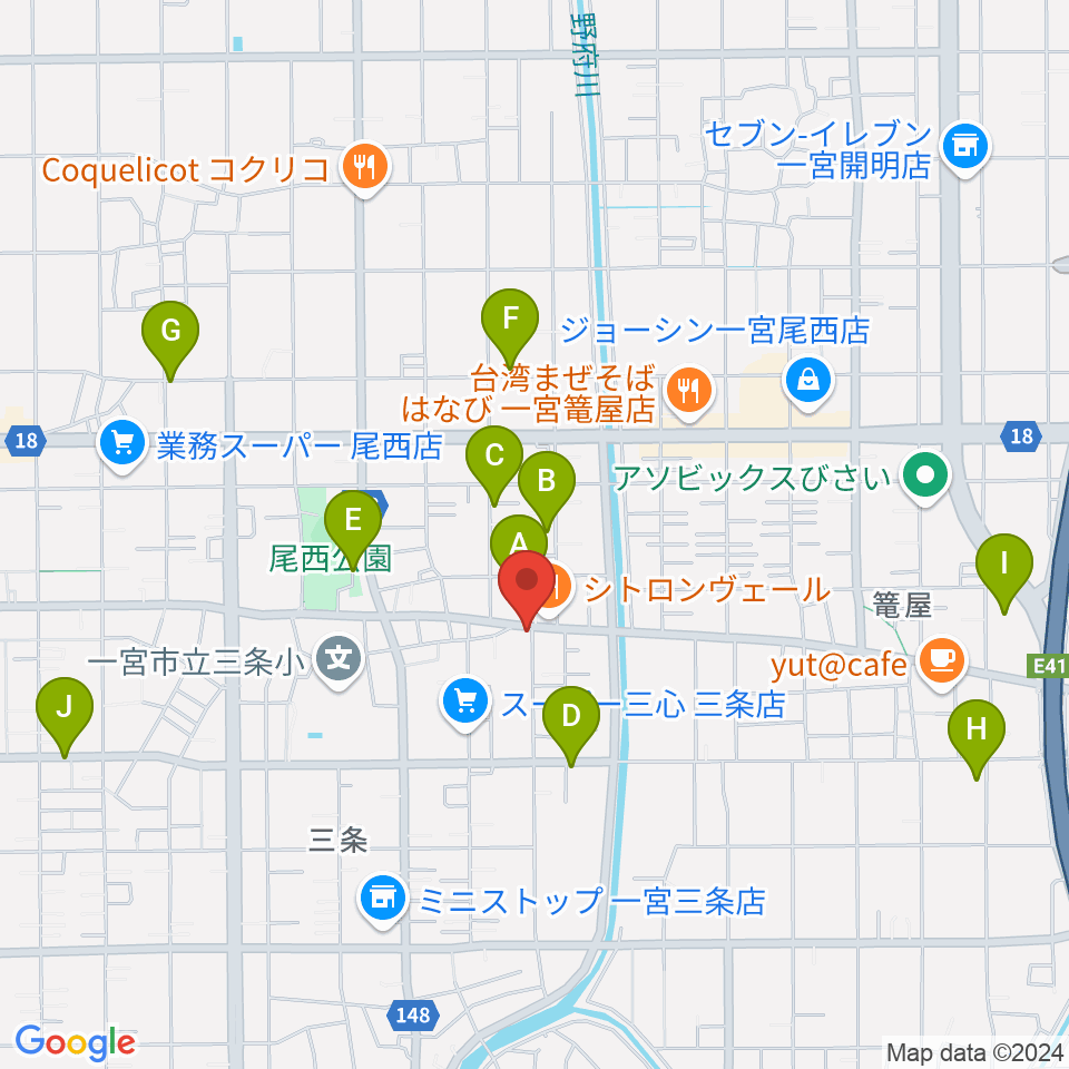 Guitar Shop SOUNDNINE周辺の駐車場・コインパーキング一覧地図