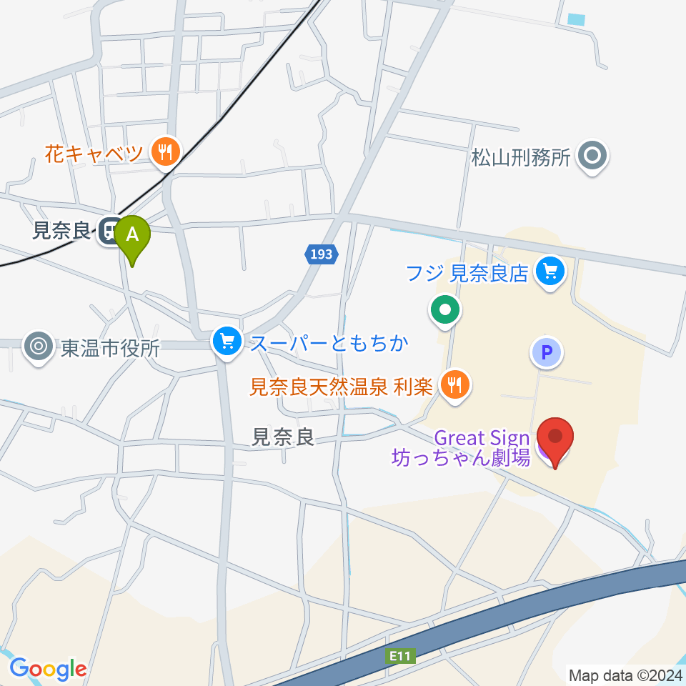 Great Sign 坊っちゃん劇場周辺の駐車場・コインパーキング一覧地図