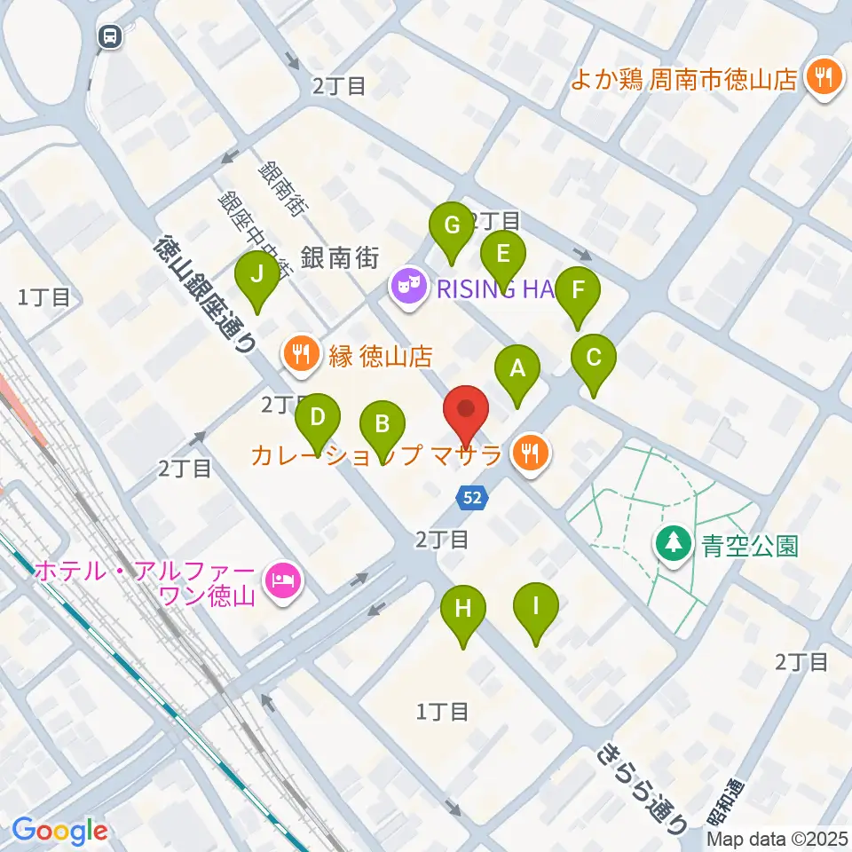 周南LIVE TAKU周辺の駐車場・コインパーキング一覧地図
