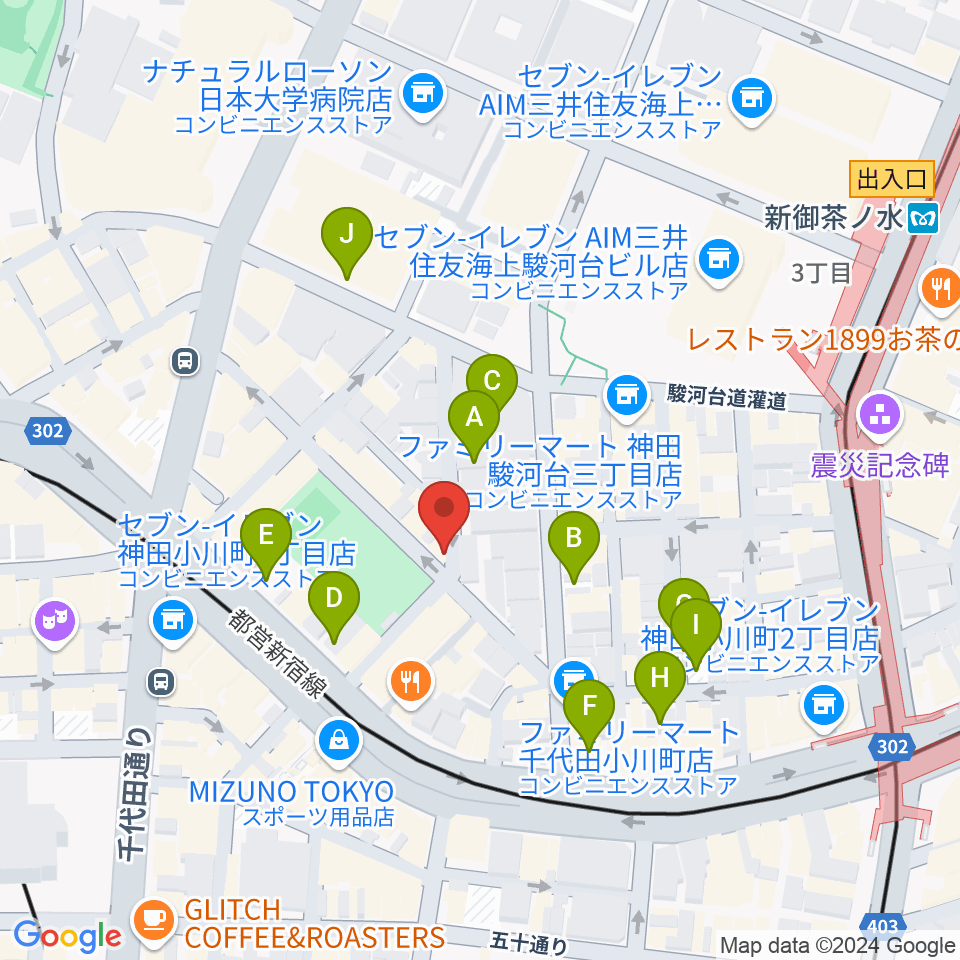 エンギター周辺の駐車場・コインパーキング一覧地図