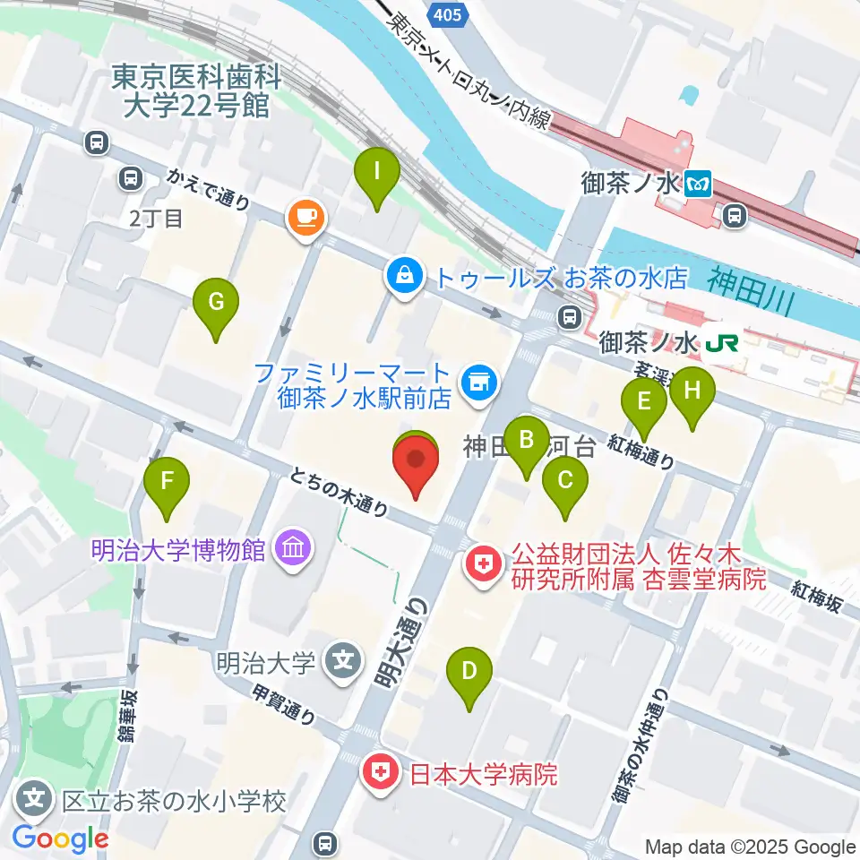 ディスクユニオン JazzTOKYO周辺の駐車場・コインパーキング一覧地図