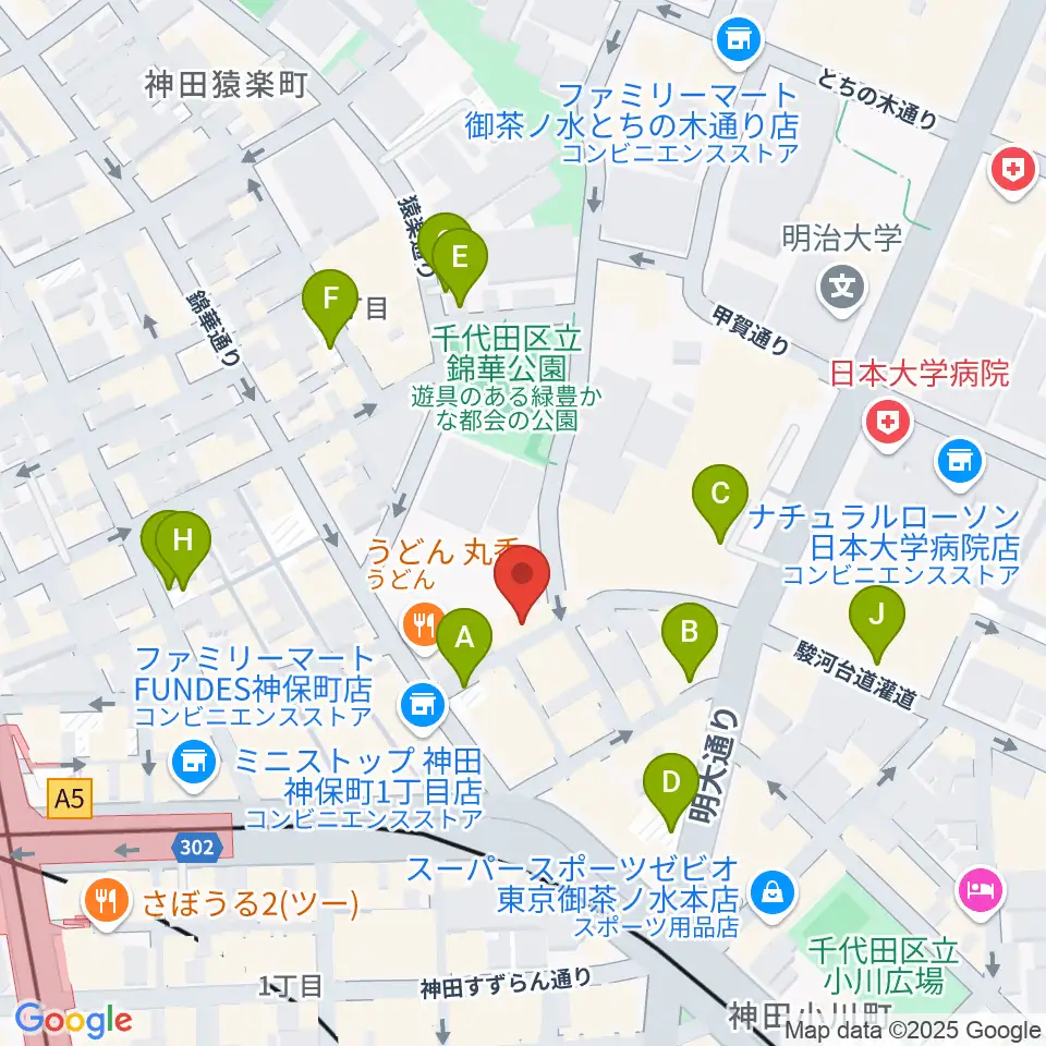 アイゼナハ音楽院周辺の駐車場・コインパーキング一覧地図