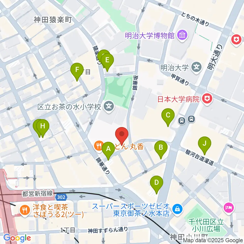 アイゼナハ音楽院周辺の駐車場・コインパーキング一覧地図