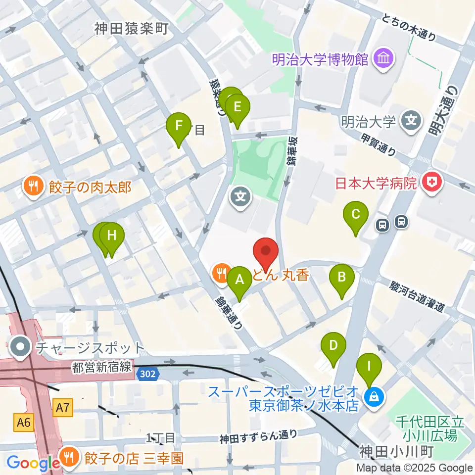 アイゼナハ音楽院周辺の駐車場・コインパーキング一覧地図