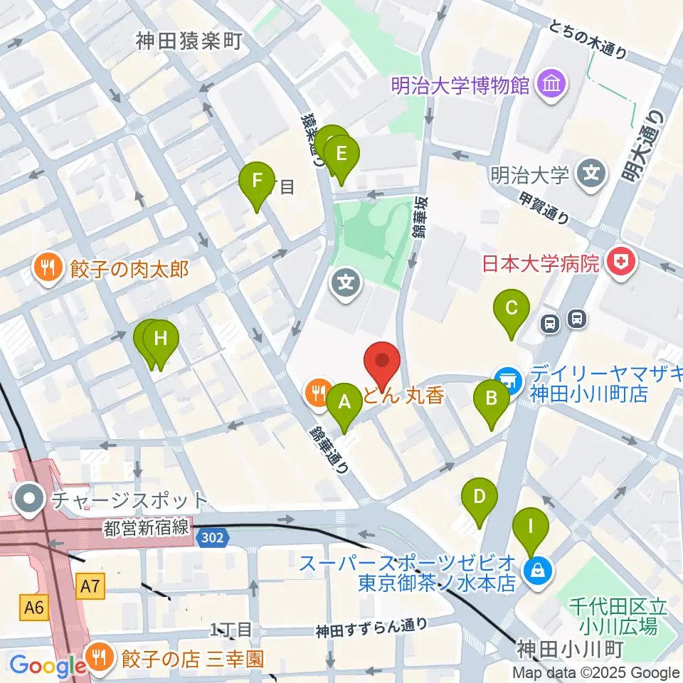 アイゼナハ音楽院周辺の駐車場・コインパーキング一覧地図