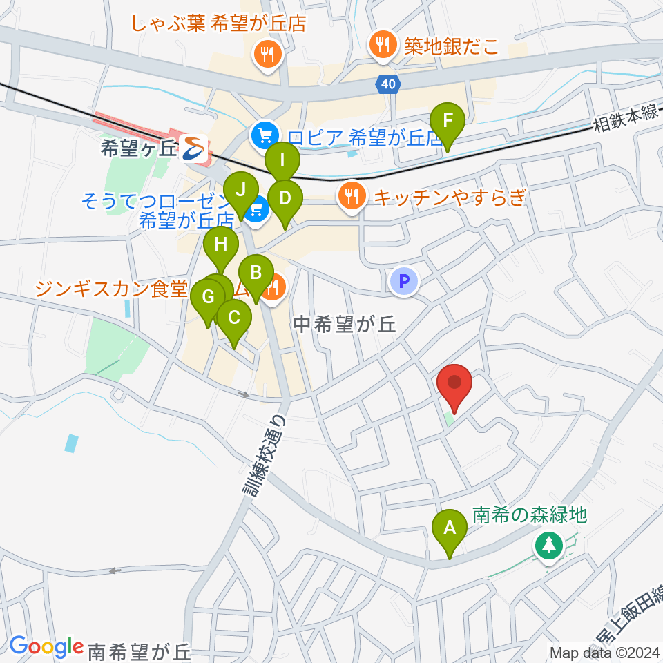 イハラ音楽教室周辺の駐車場・コインパーキング一覧地図