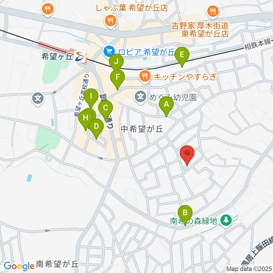 イハラ音楽教室周辺の駐車場・コインパーキング一覧地図