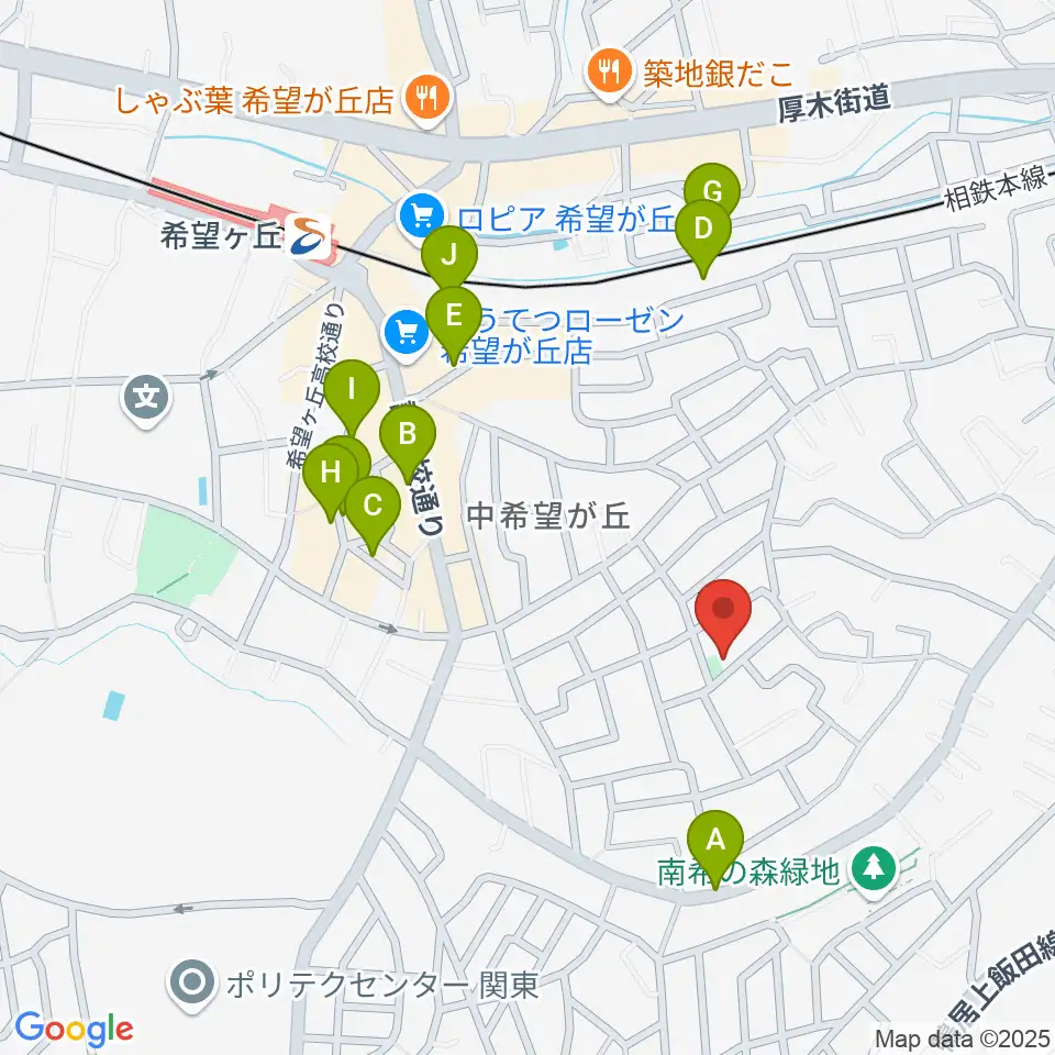 イハラ音楽教室周辺の駐車場・コインパーキング一覧地図
