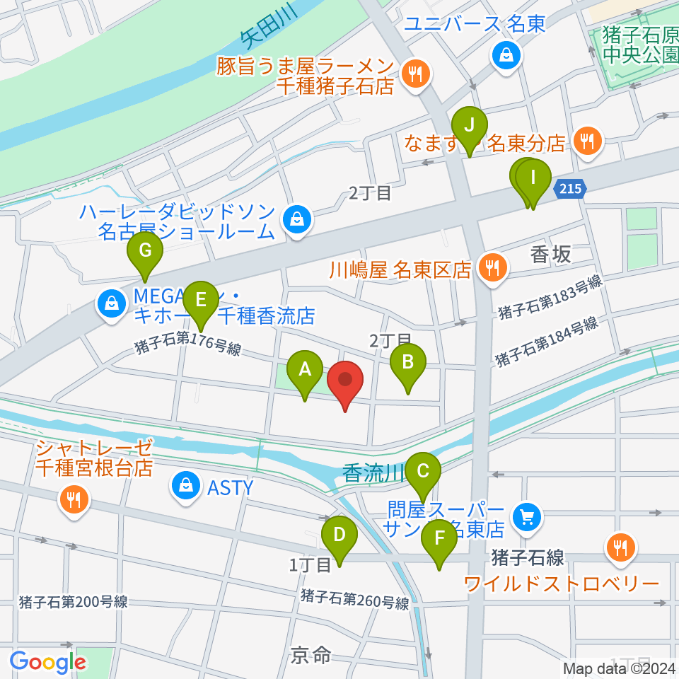 STUDIO SONGS周辺の駐車場・コインパーキング一覧地図