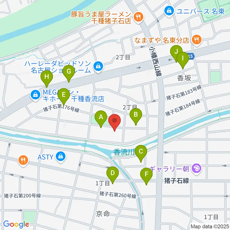 STUDIO SONGS周辺の駐車場・コインパーキング一覧地図