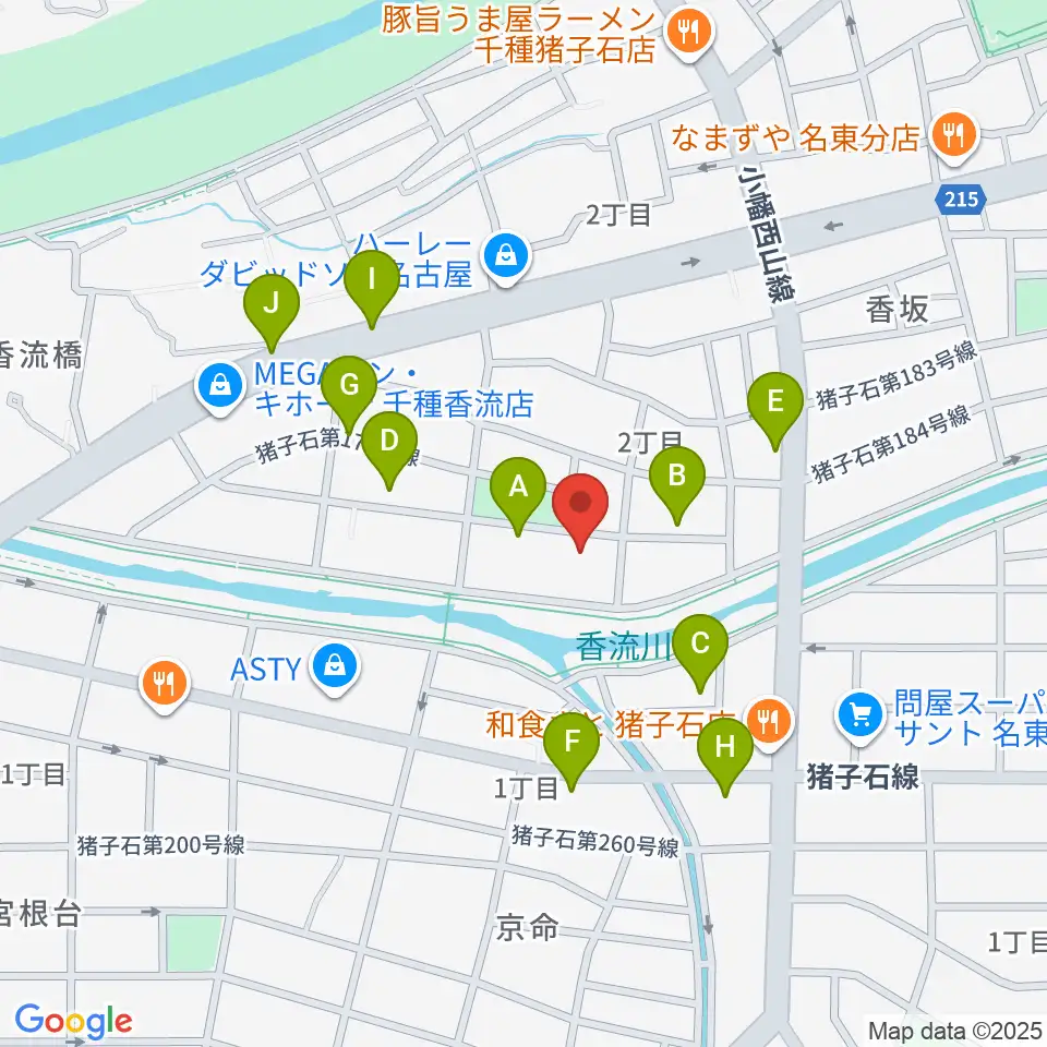 STUDIO SONGS周辺の駐車場・コインパーキング一覧地図